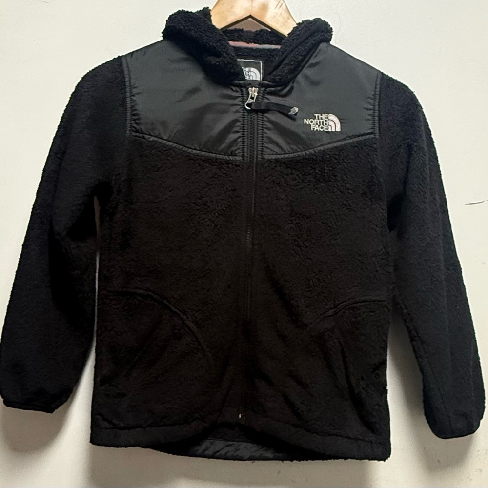 The North Face Kids Black Hooded Fleece